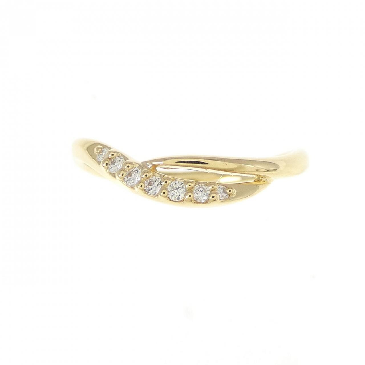 K18YG ダイヤモンド リング 0.04CT