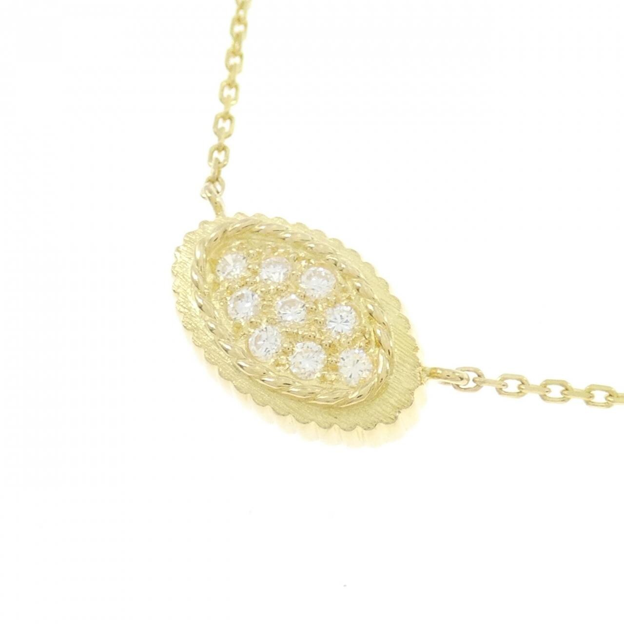 K18YG ダイヤモンド ネックレス 0.25CT
