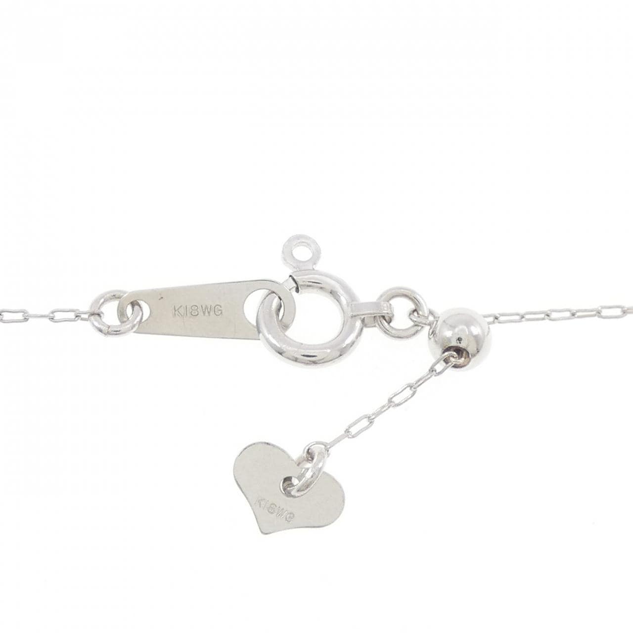 PT900/K18WG トルマリン ネックレス