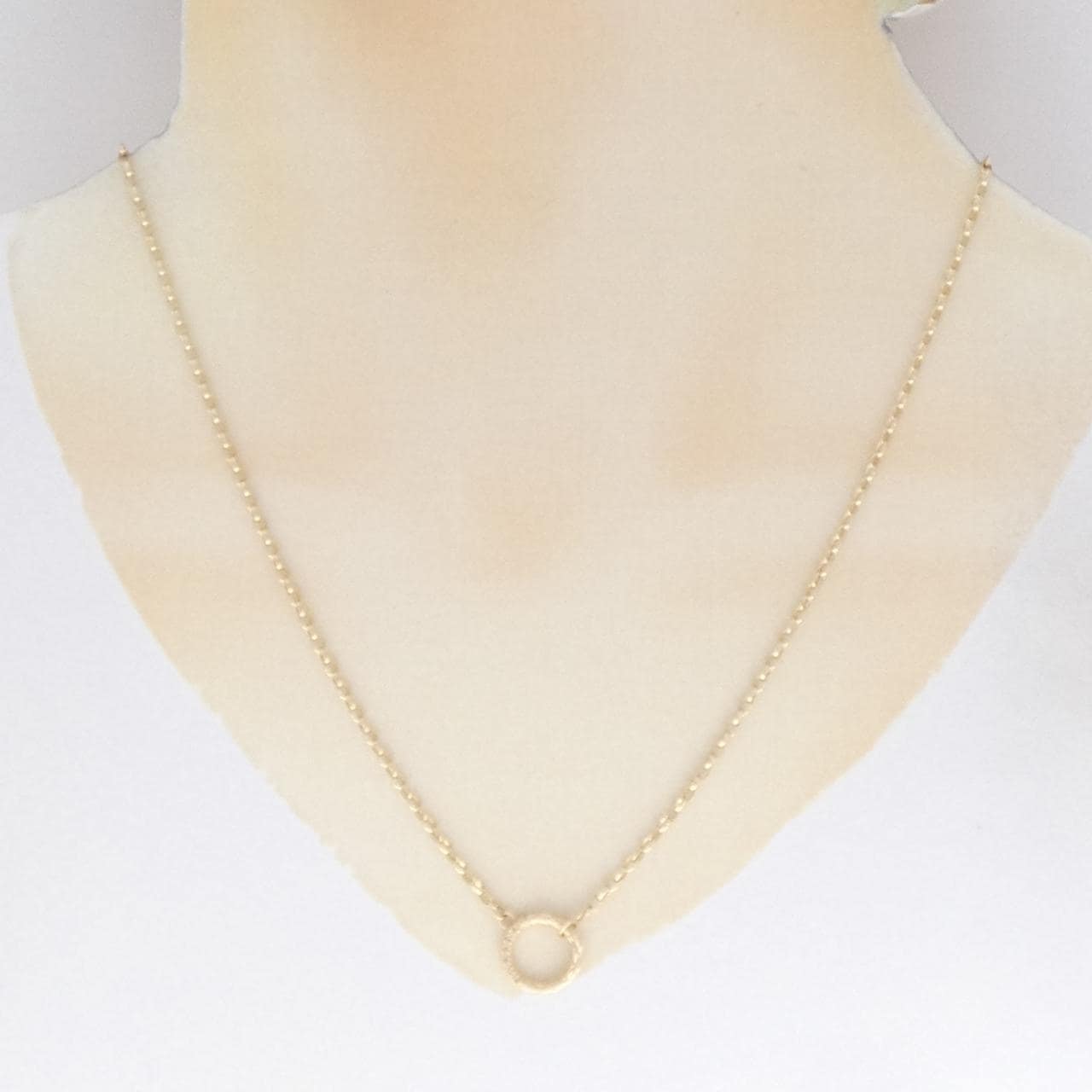アガット ダイヤモンド ネックレス 0.02CT