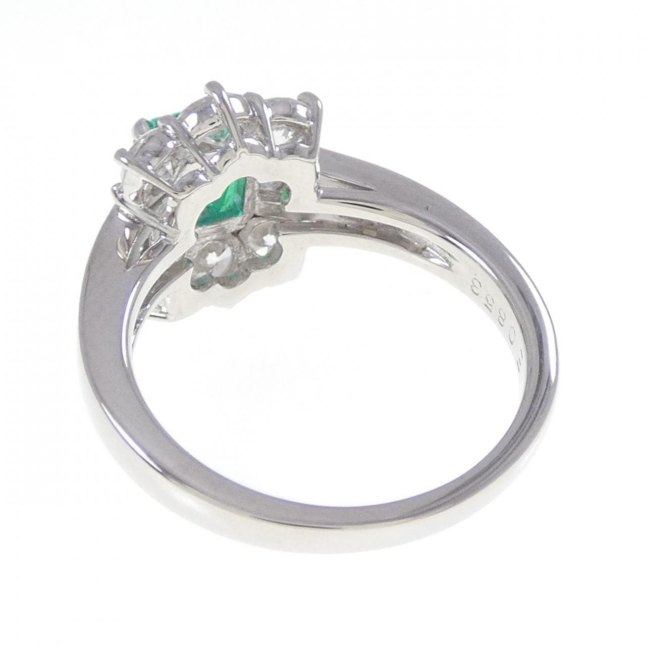 PT900 エメラルド リング 0.853CT