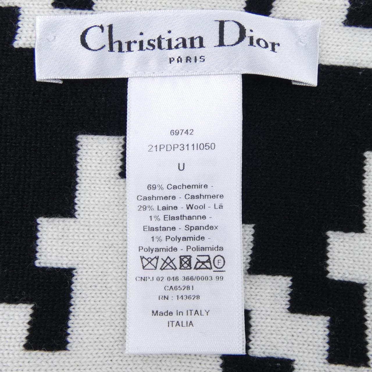 クリスチャンディオール CHRISTIAN DIOR 21PDP311I050 MUFFLER