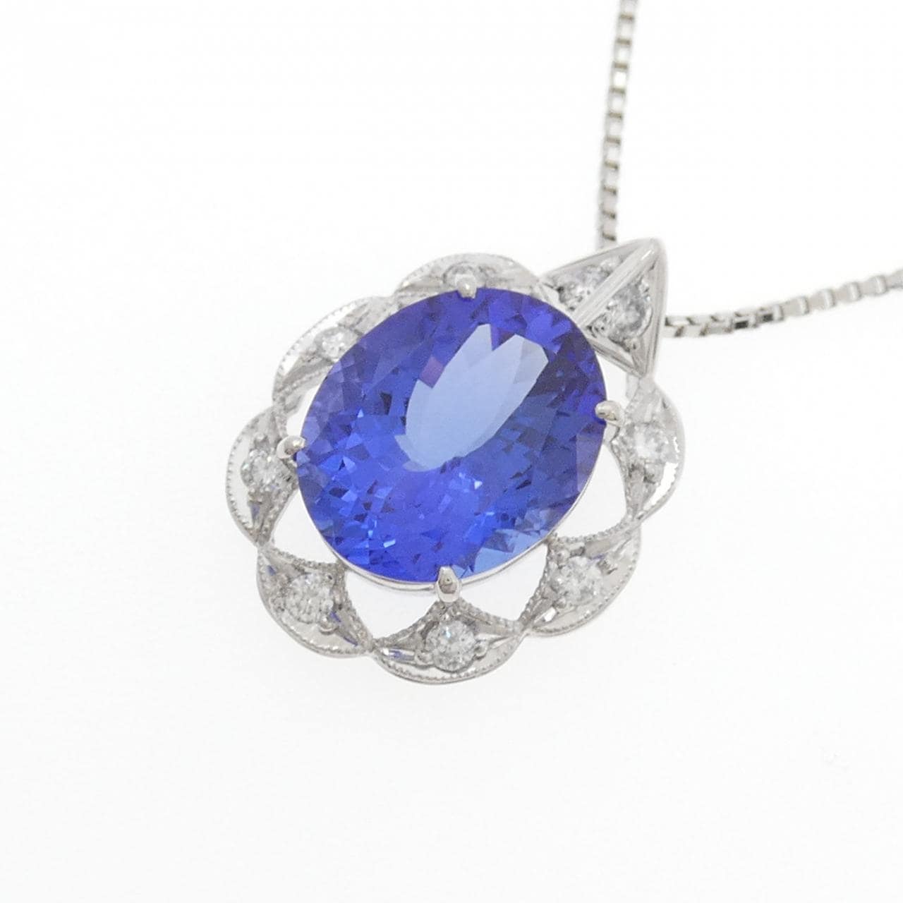 PT900/PT850坦桑石項鍊 6.505克拉