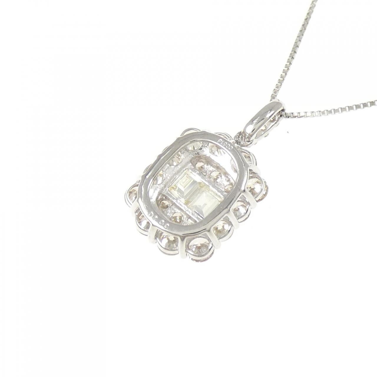 PT900/PT850 ダイヤモンド ネックレス 1.00CT