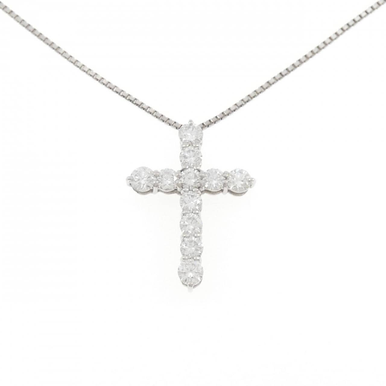 モニッケンダム クロス ダイヤモンド ネックレス 2.05CT