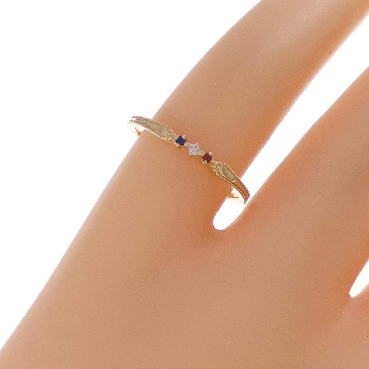 エテ カラーストーン リング