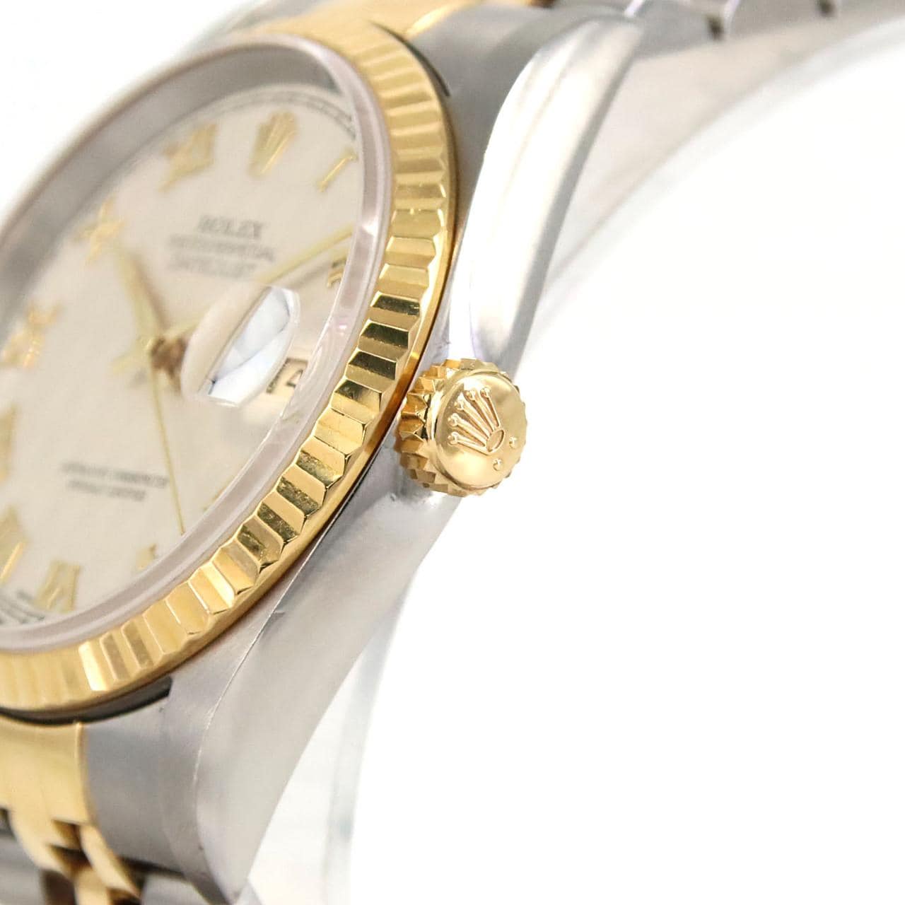 【ノーメンテナンス還元価格】ロレックス デイトジャスト 16233 SSxYG 自動巻 W番