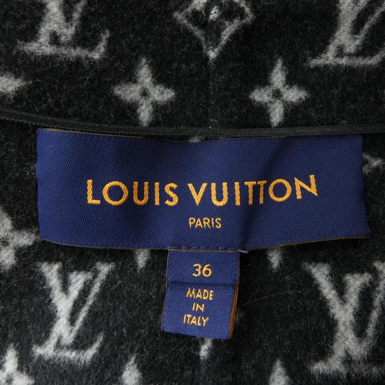 ルイヴィトン LOUIS VUITTON ベルテッドショートラップピーコート FMCO06QWE コート