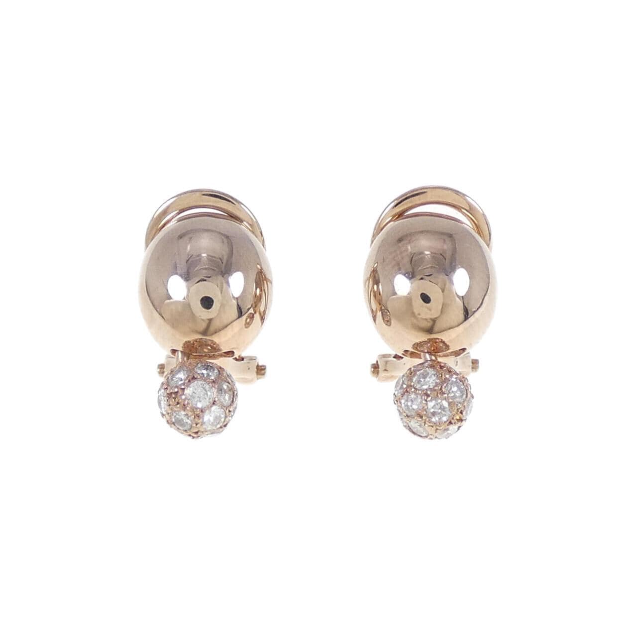 K18PG ダイヤモンド ピアス 0.4CT