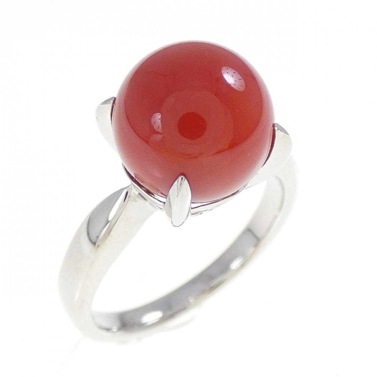 PT900 サンゴ リング 9.6mm