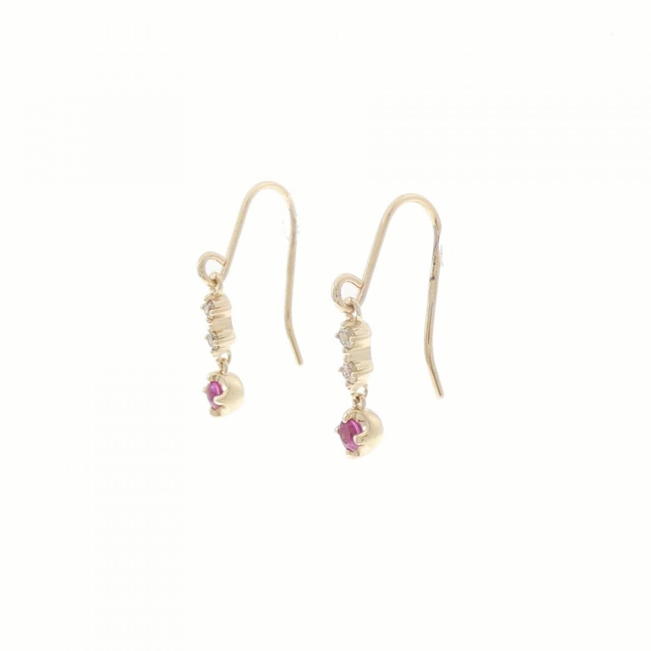4°C Ruby Earrings