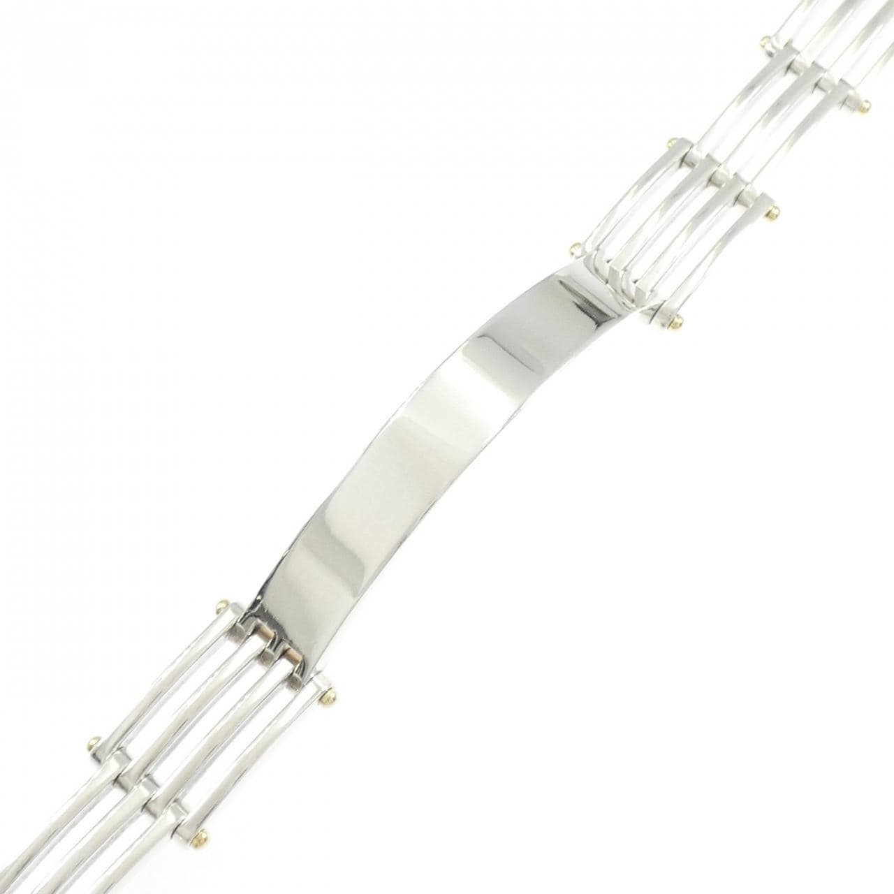 【vintage】TIFFANY门形链条ID手链窄款手链