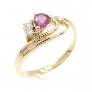 750YG ルビー リング