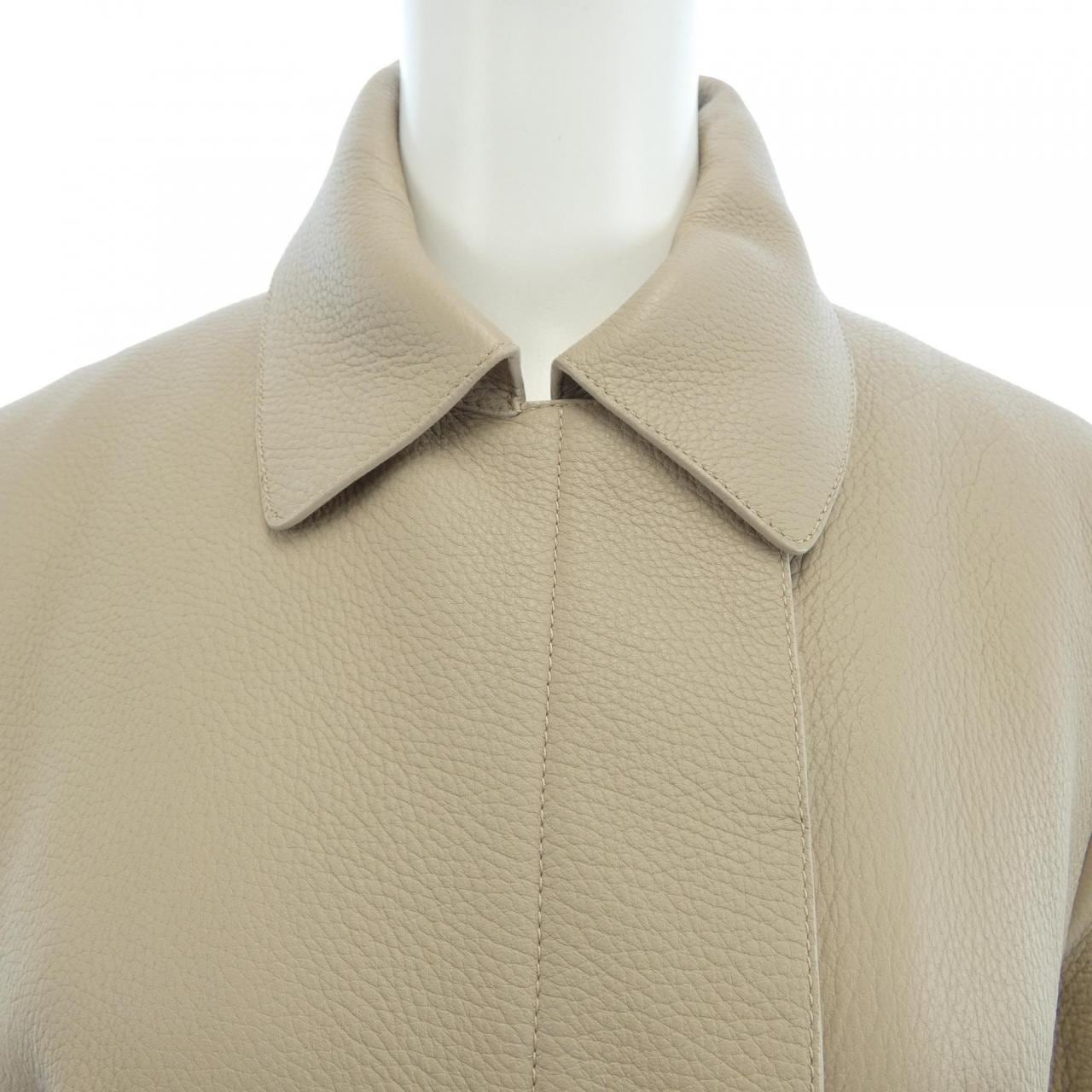 エルメス HERMES レザーコート