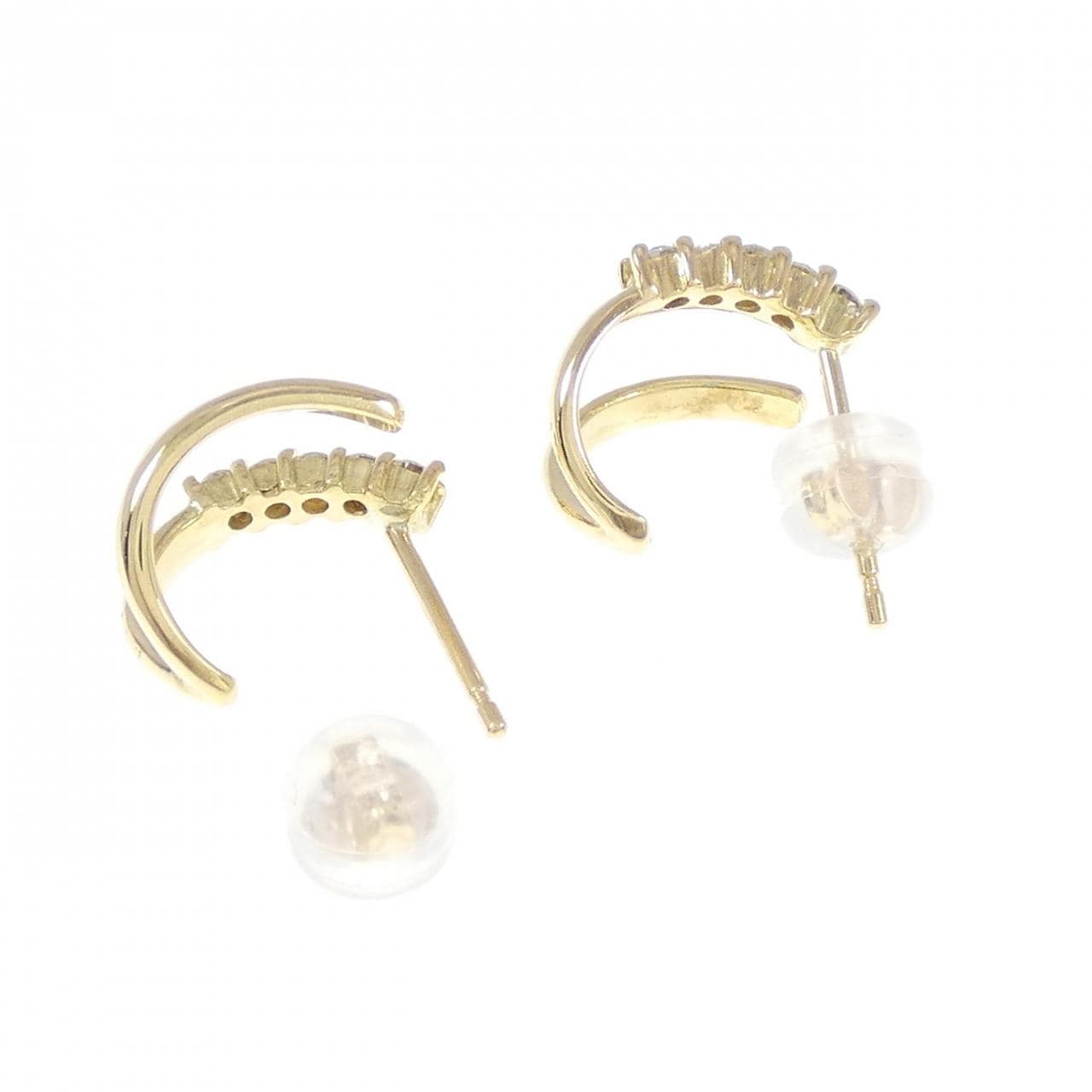 K18YG Diamond earrings 0.20CT