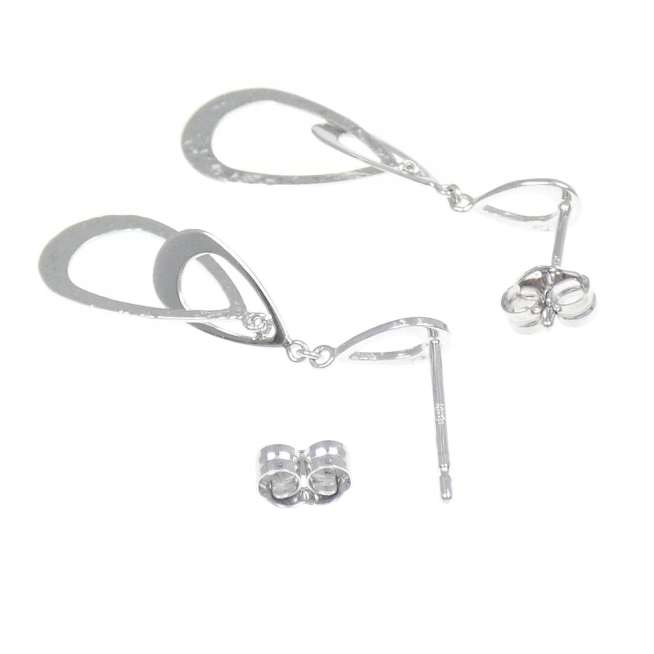 STAR JEWELRY K18WG 耳環