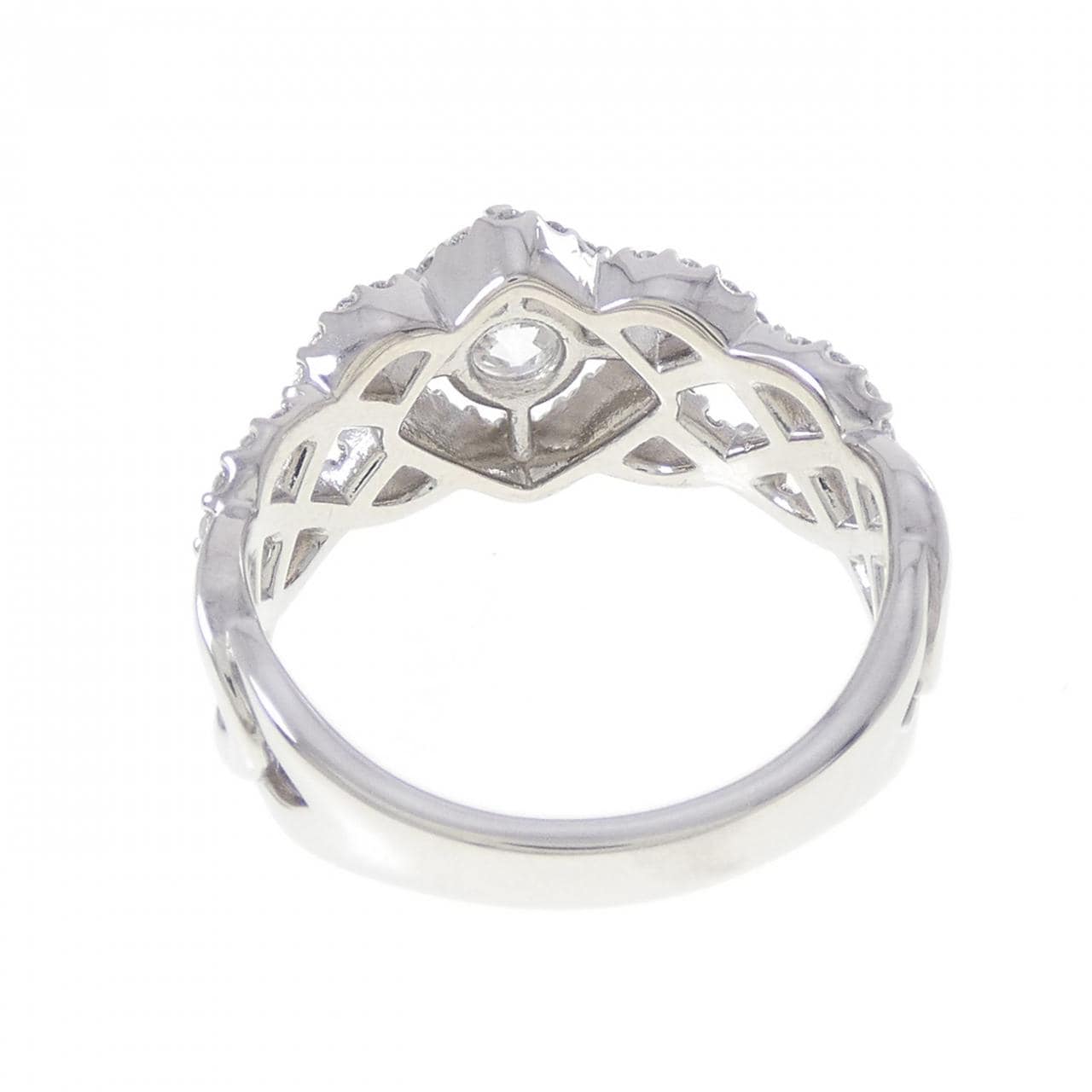 PT950 ダイヤモンド リング 1.00CT D IF 3EXT