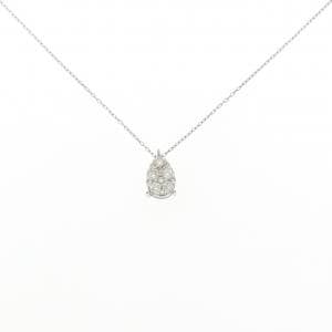PT950/PT850 ダイヤモンド ネックレス 0.20CT