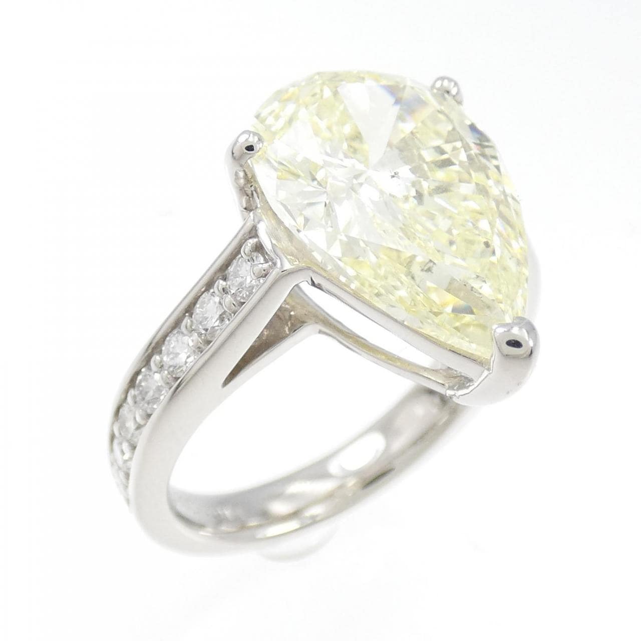 [Remake] PT Diamond Ring 5.015CT LY SI2 Pear Shape