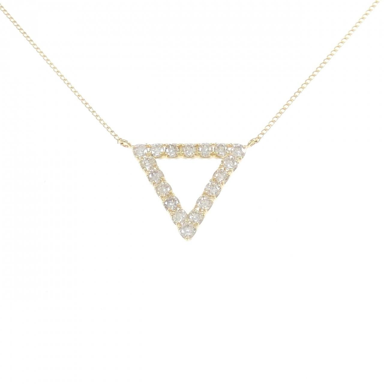 【新品】K18YG ダイヤモンド ネックレス 0.50CT