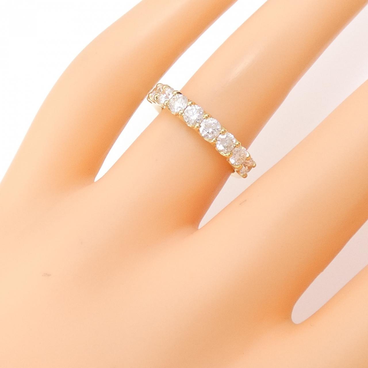 【新品】K18YG ダイヤモンド リング 1.008CT F VS1-SI1 VG