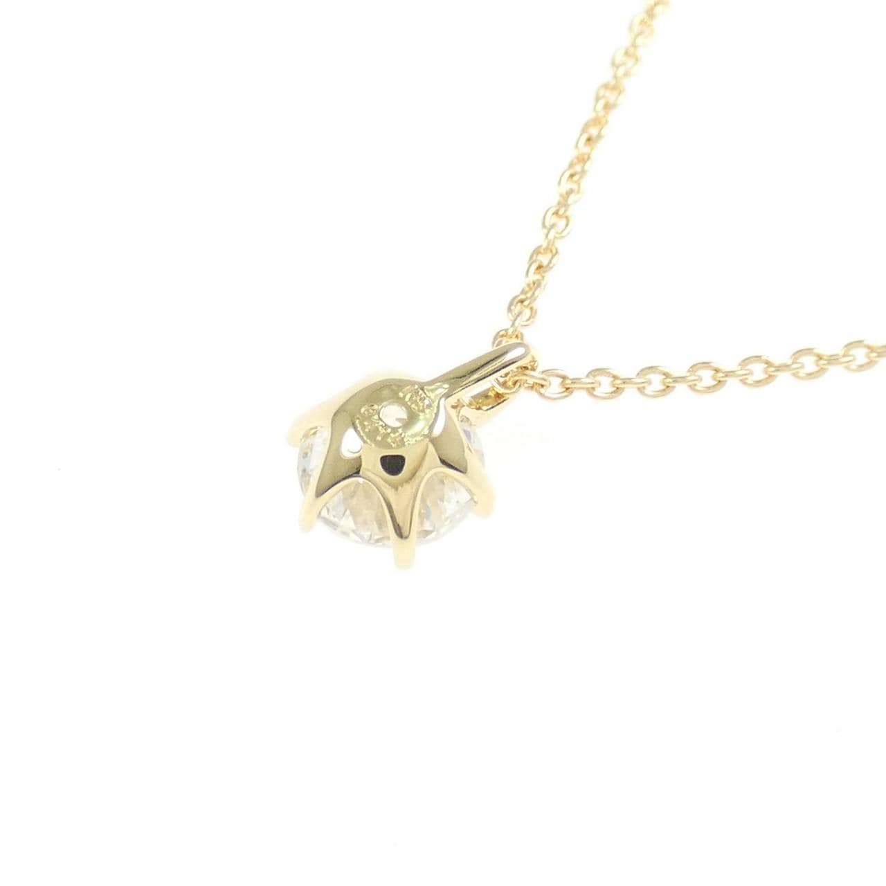 【リメイク】K18YG ダイヤモンド ネックレス 0.414CT H I1 Good