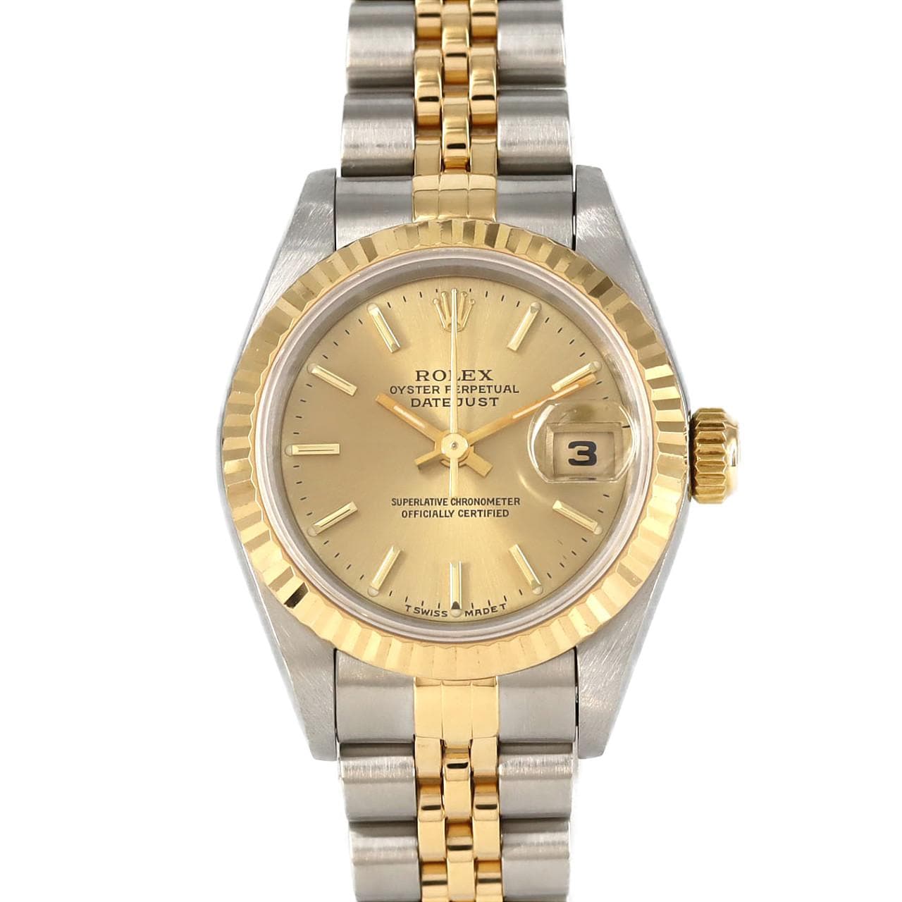 ロレックス デイトジャスト 69173 SSxYG 自動巻 W番