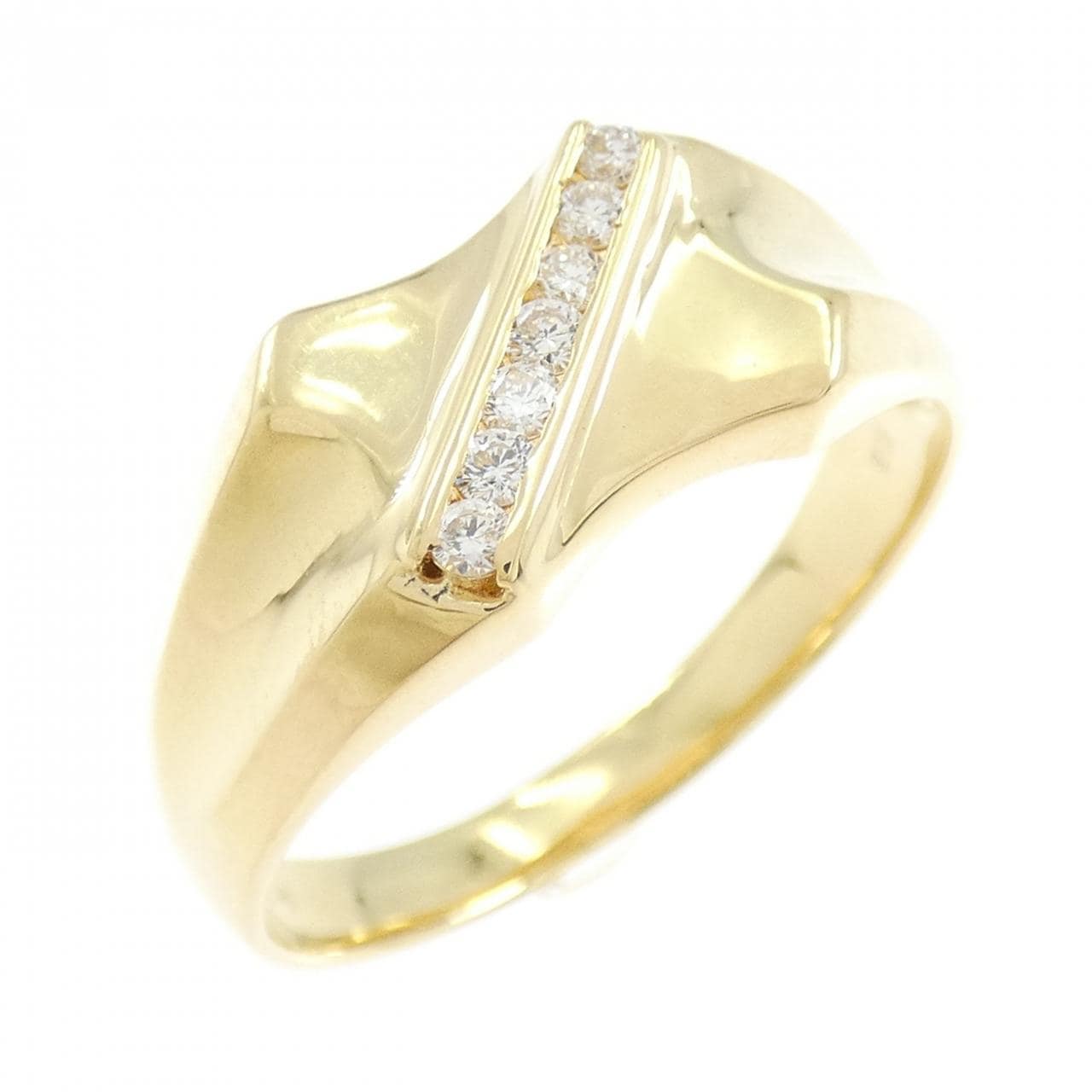 【新品】K18YG ダイヤモンド リング 0.14CT