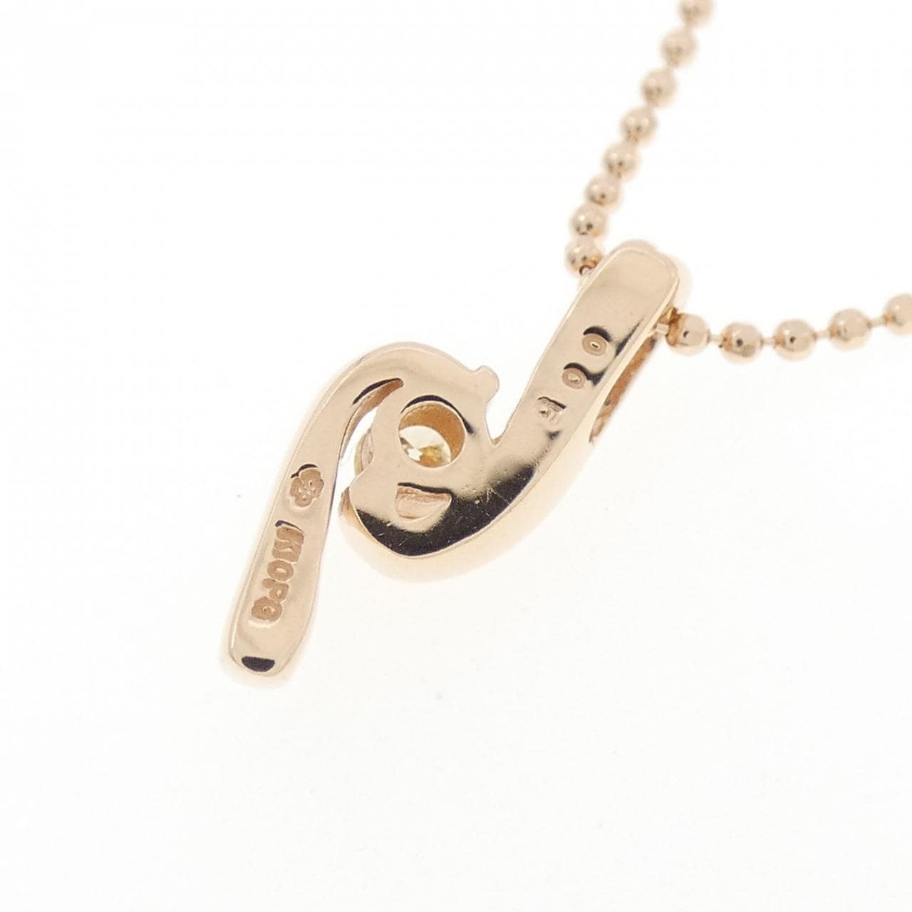 K10PG ダイヤモンド ネックレス 0.05CT