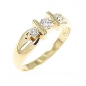 K18YG ダイヤモンド リング 0.24CT
