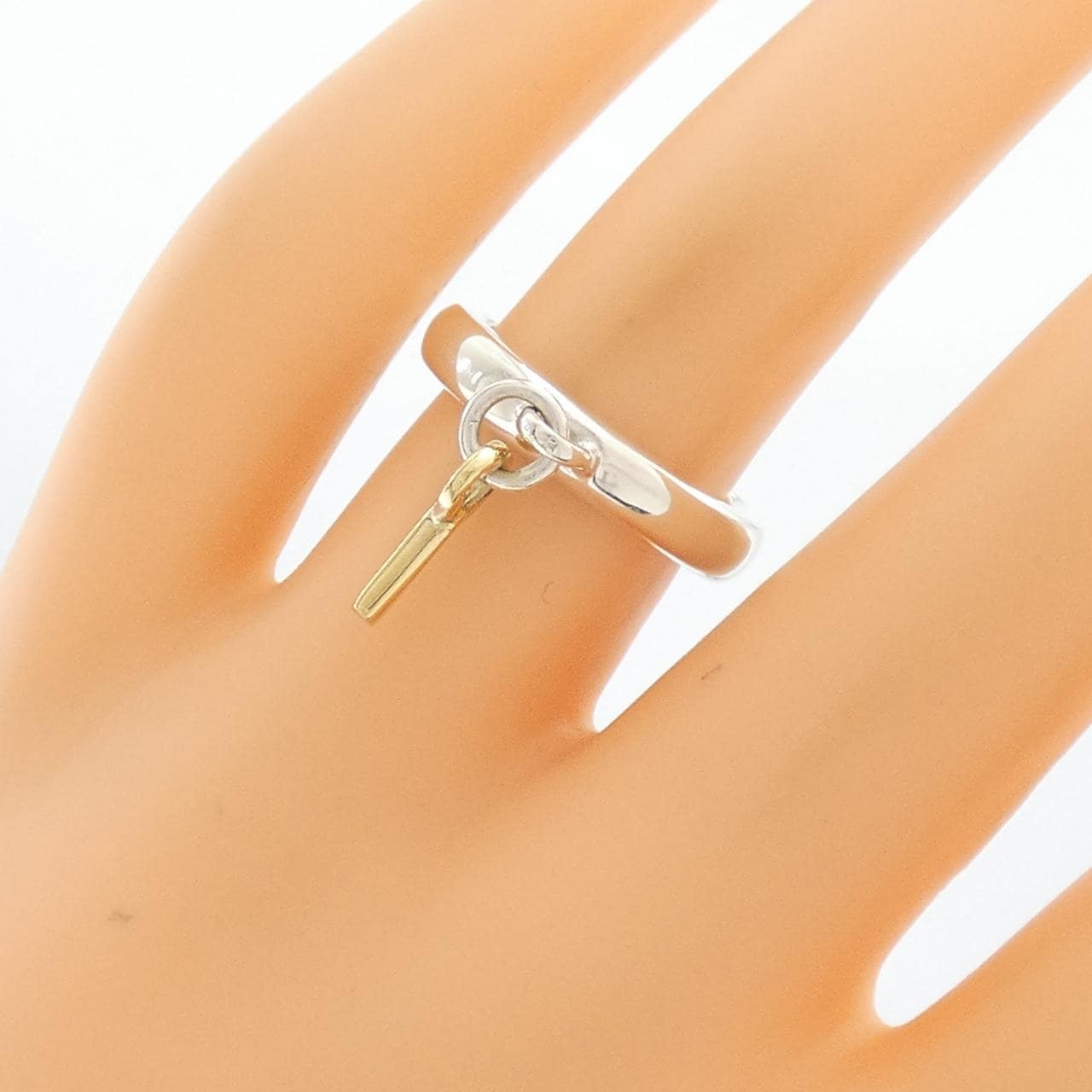 【ヴィンテージ】ティファニー 925/750YG キー リング