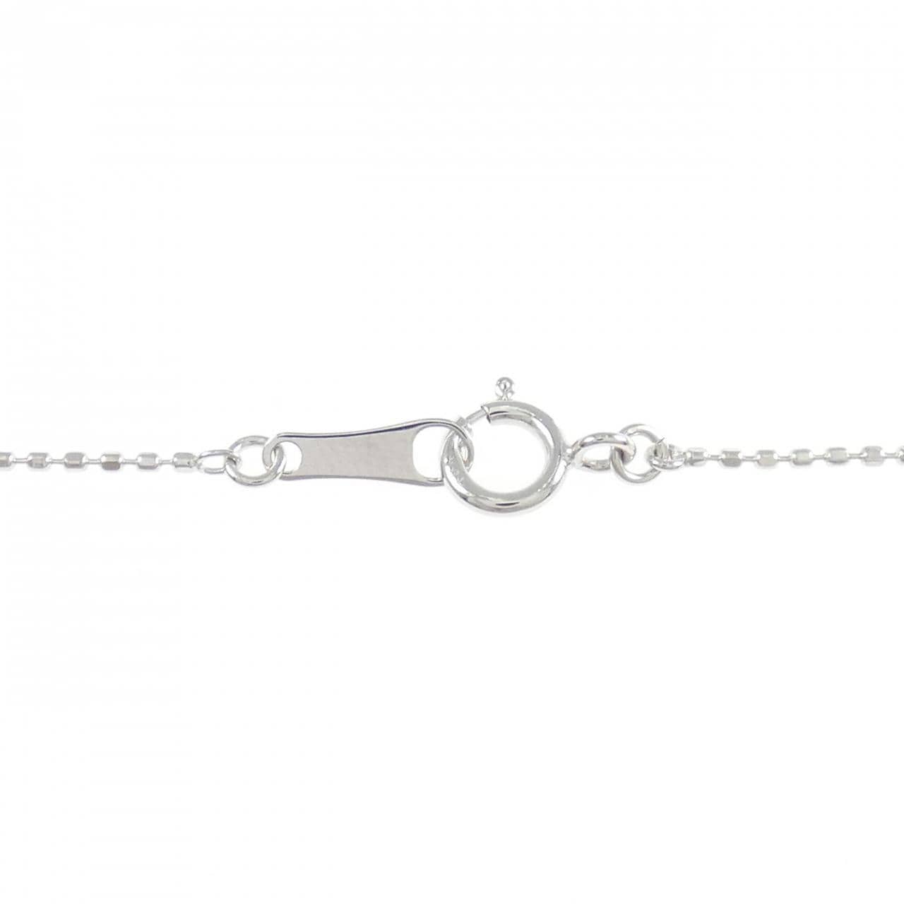 417WG/K10WG ガーネット ネックレス