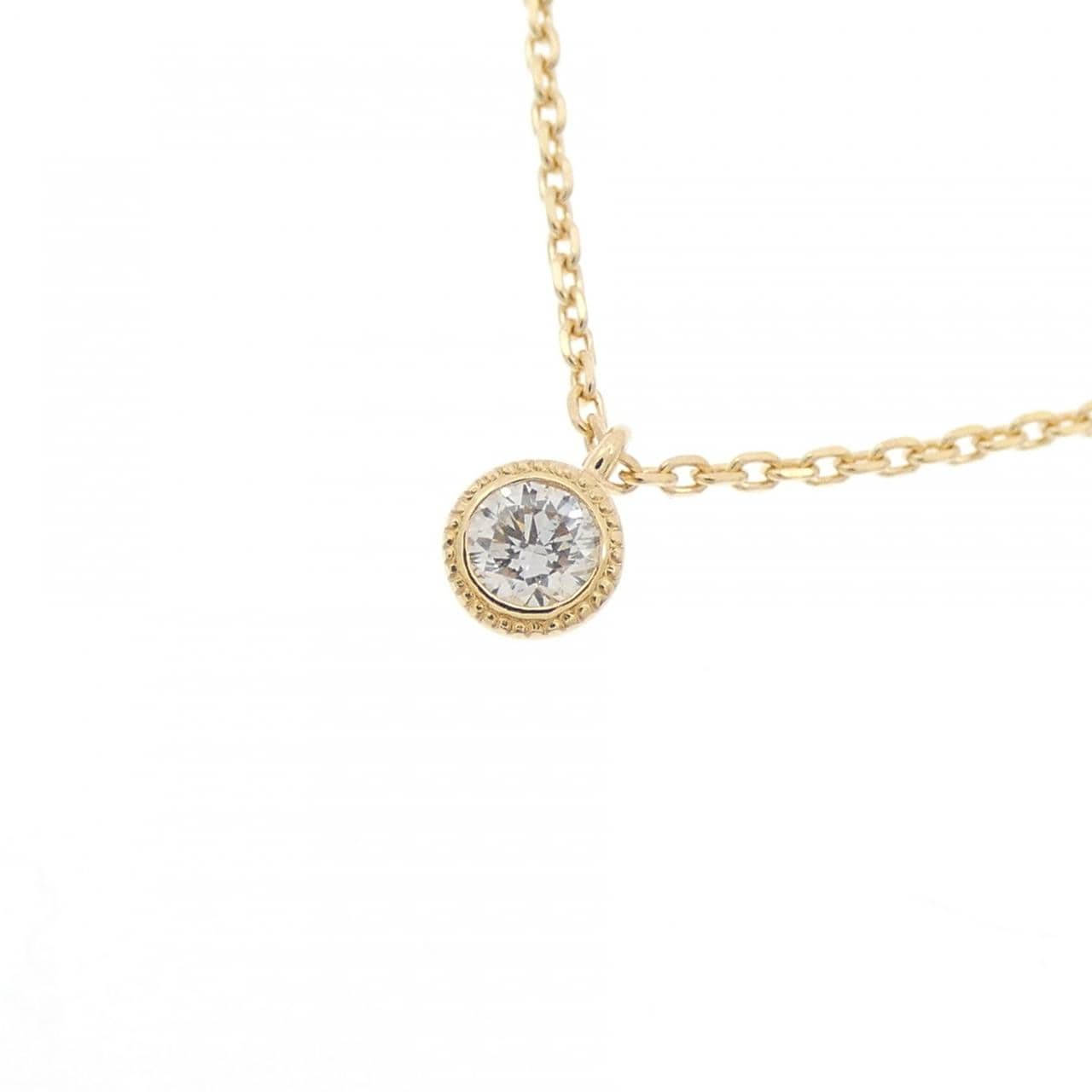 アガット ダイヤモンド ネックレス 0.06CT