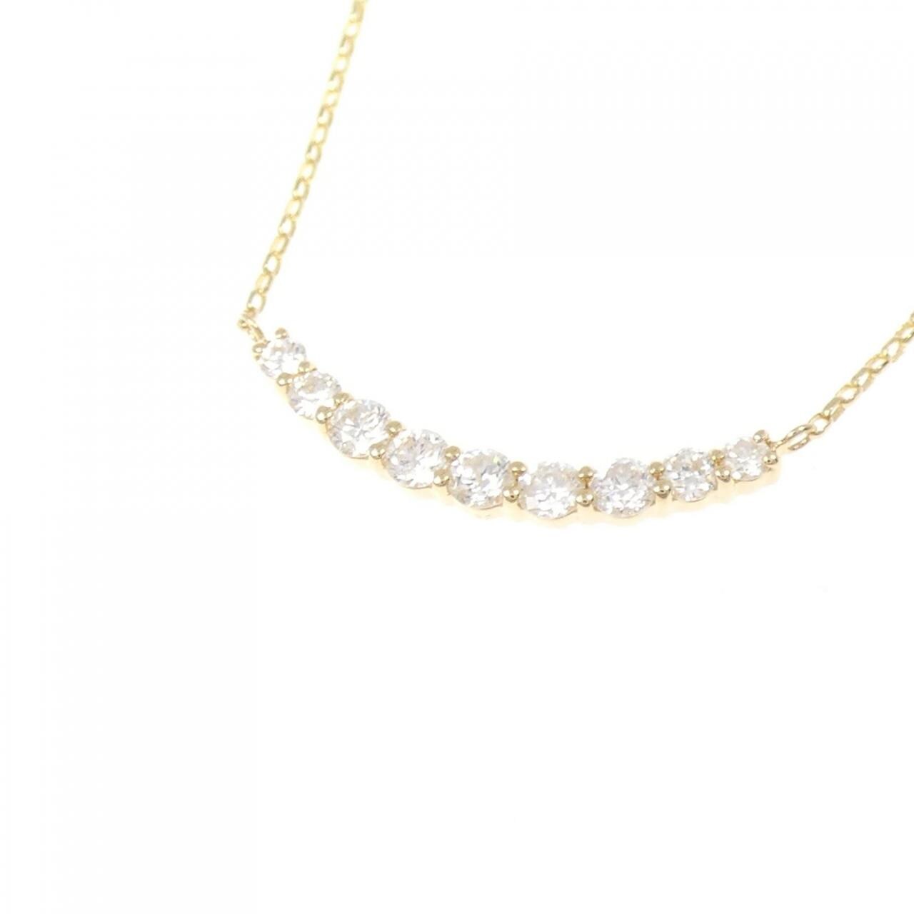 K18YG ダイヤモンド ネックレス 0.32CT