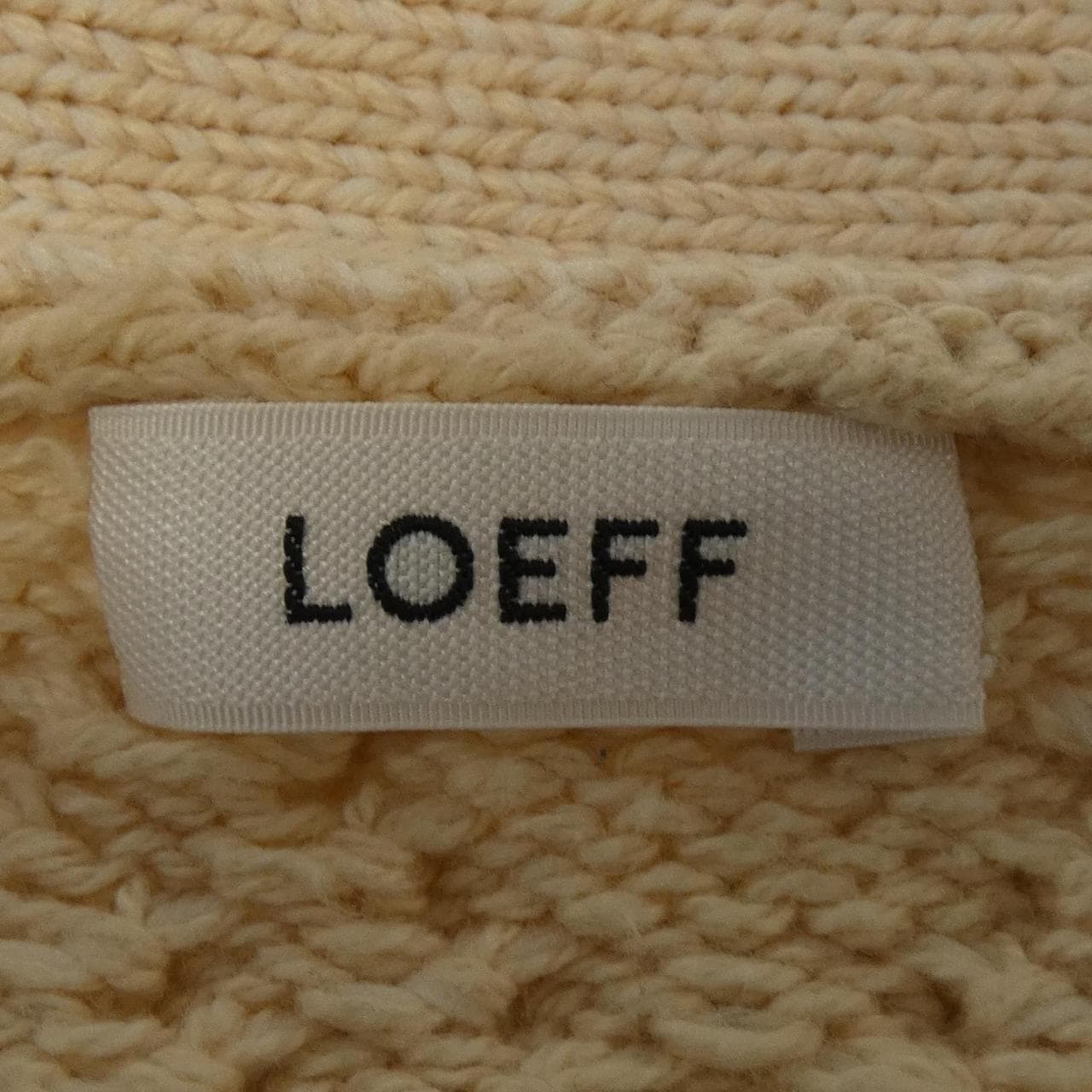 ロエフ LOEFF カーディガン