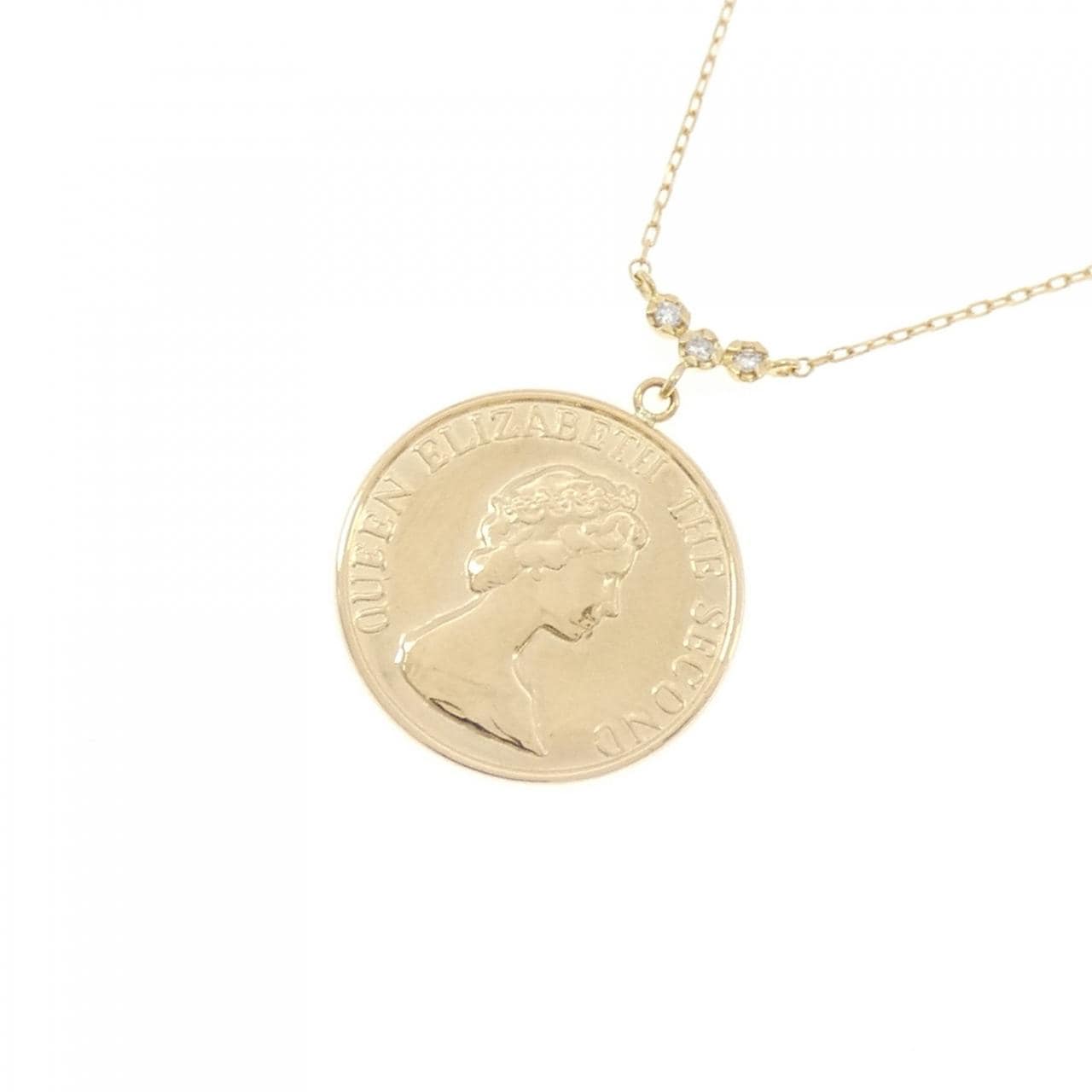 K18YG ダイヤモンド ネックレス 0.01CT