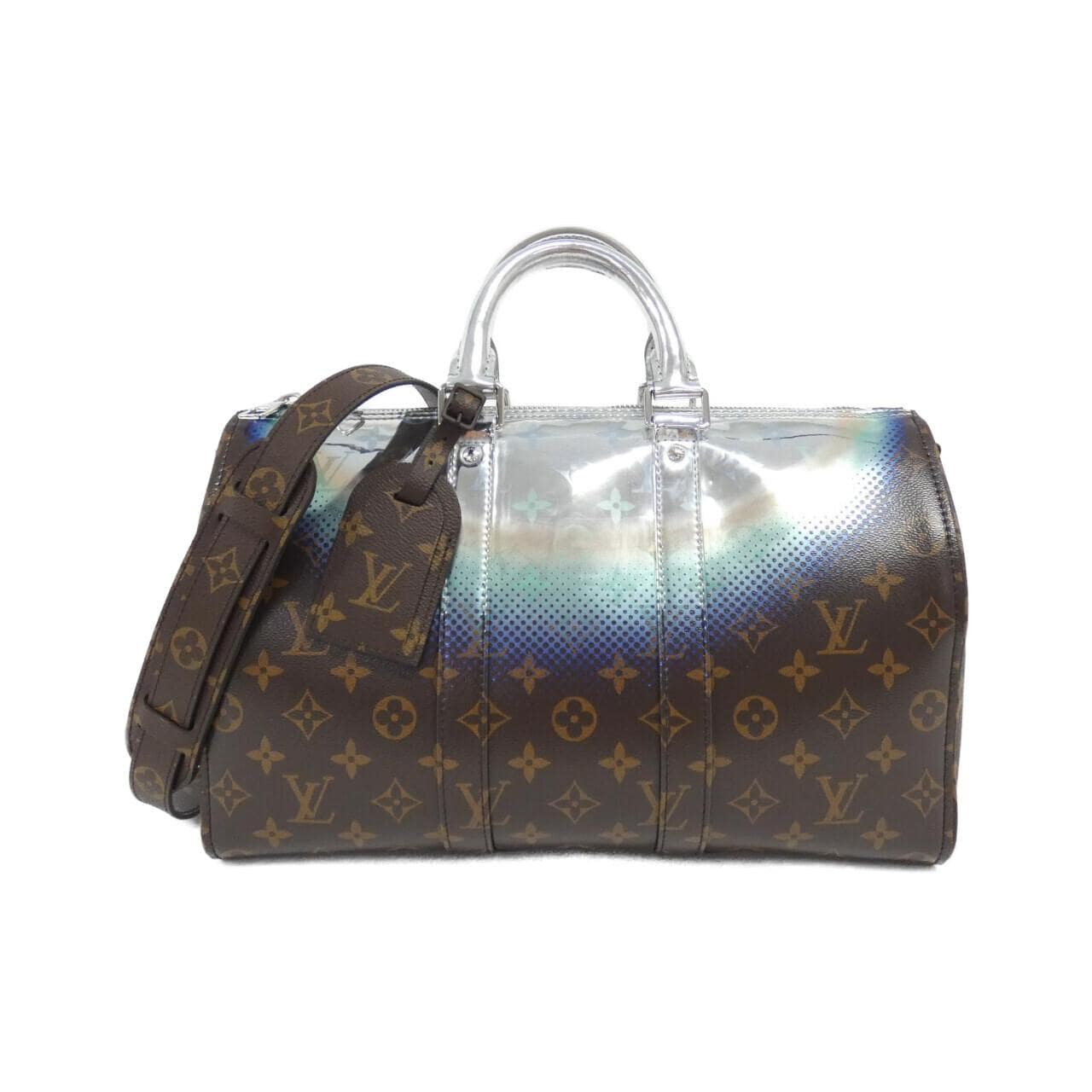 LOUIS VUITTON Monogram金属星云 Keepall Bandouliere 35 厘米 M23121 波士顿包