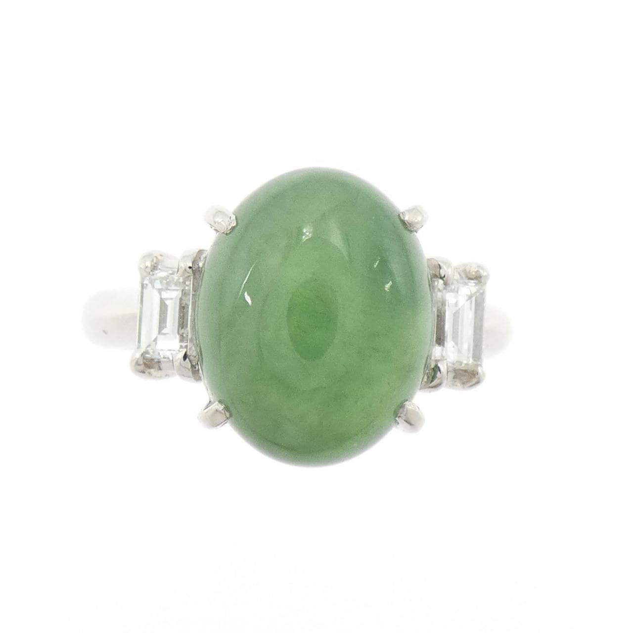 PT900 ヒスイ リング 5.429CT