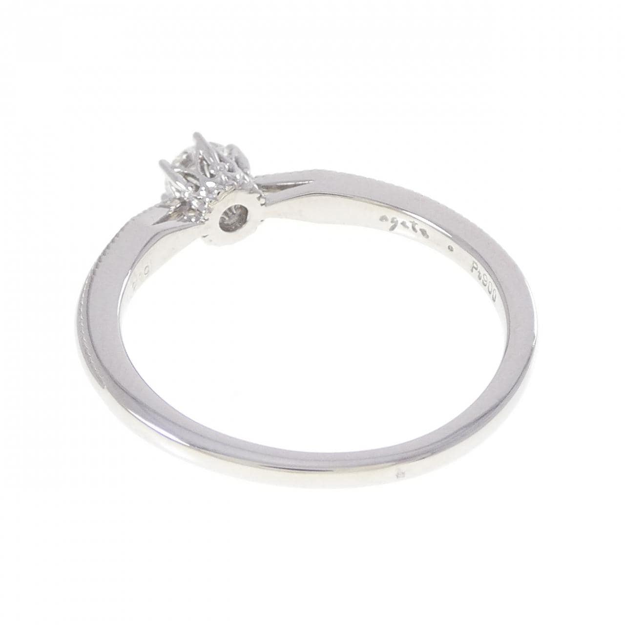 アガット ダイヤモンド リング 0.219CT