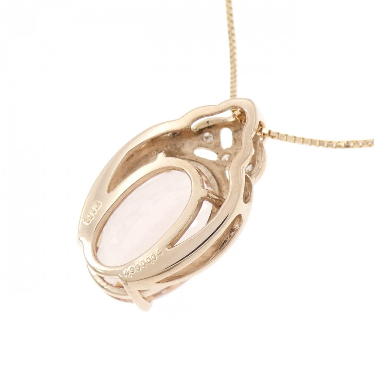 K18PG モルガナイト ネックレス 4.95CT