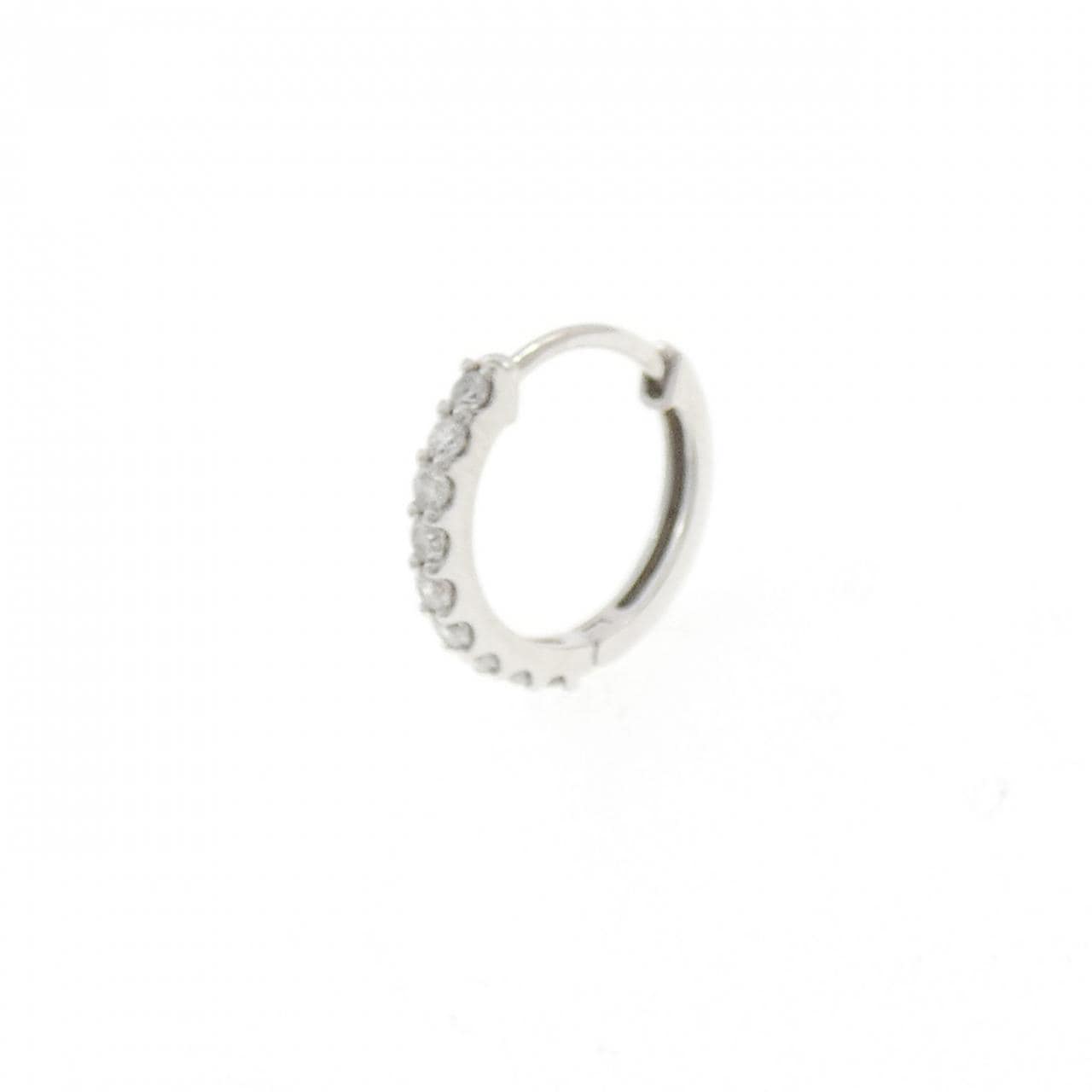 PT900 ダイヤモンド ピアス 0.15CT 片耳