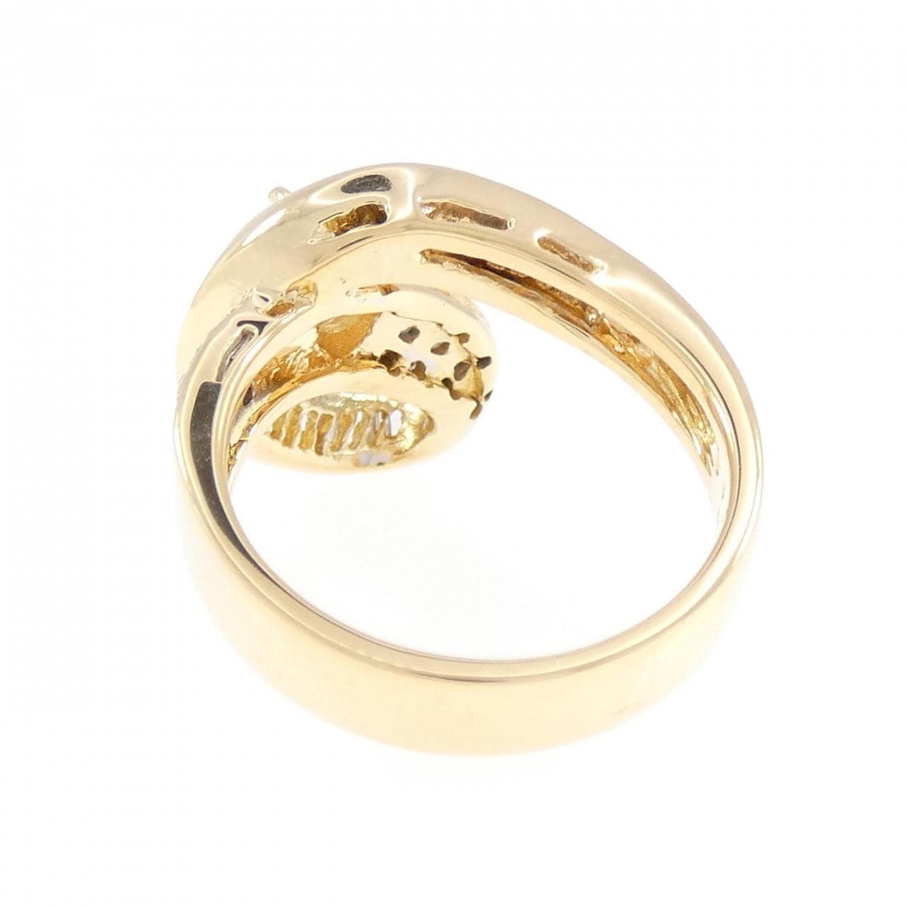 K18YG ダイヤモンド リング 0.45CT