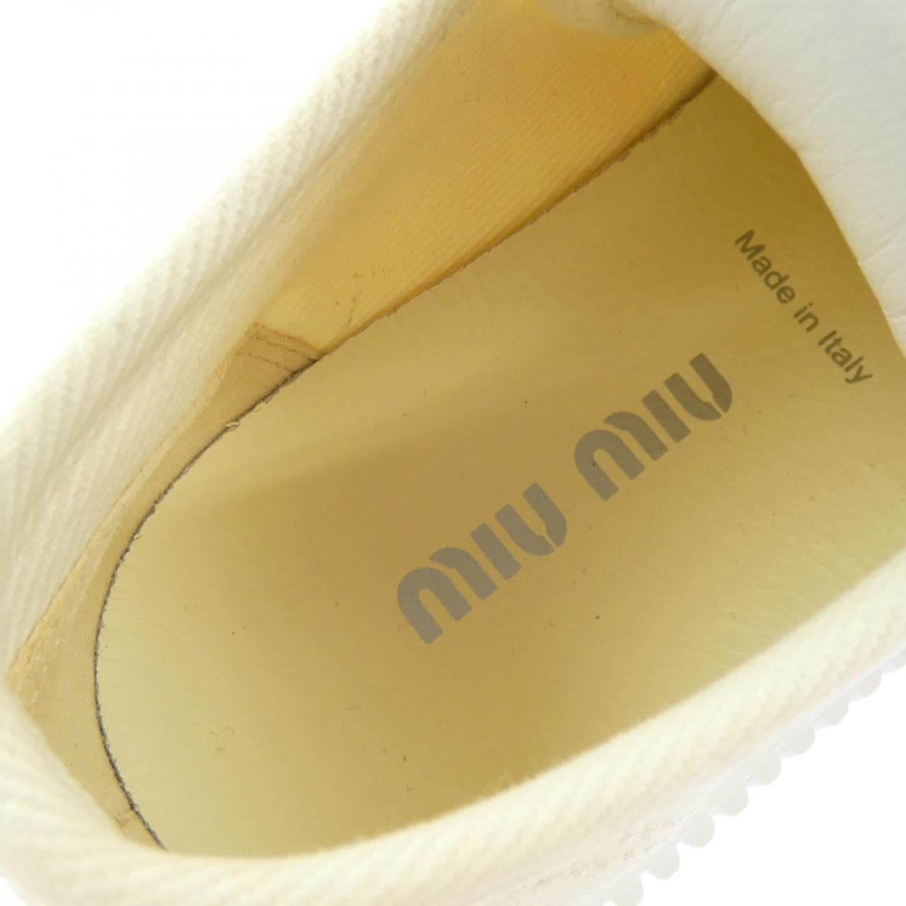 ミュウミュウ MIU MIU フラットファームソール 5E389E スニーカー