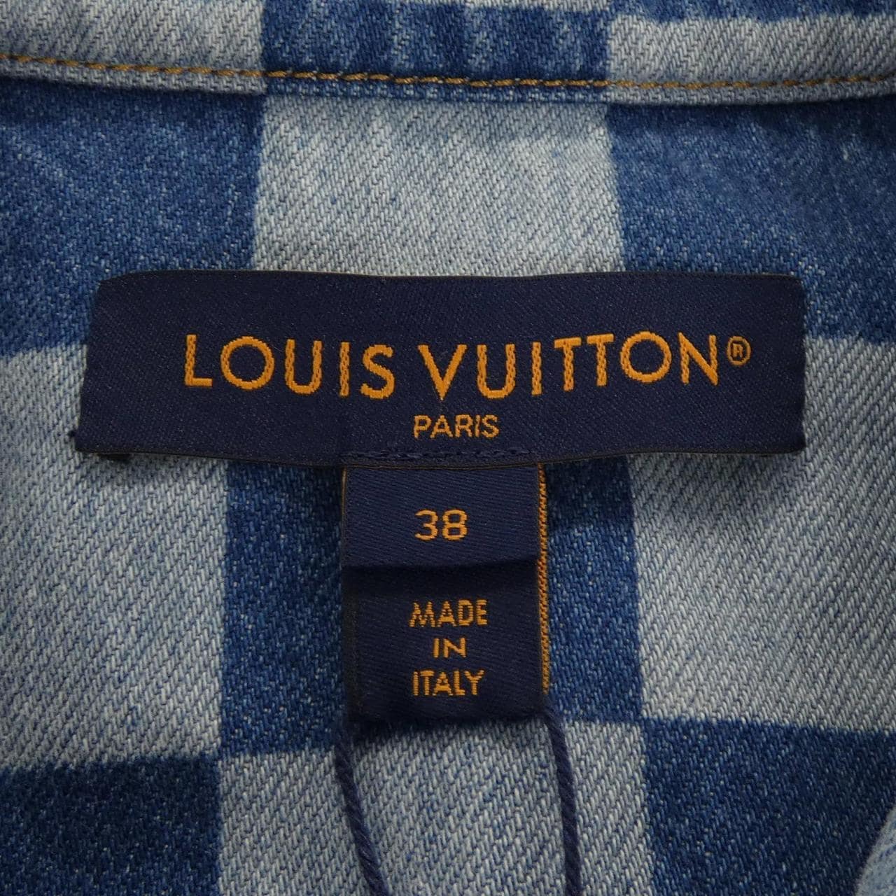ルイヴィトン LOUIS VUITTON ダミエデニムジャケット FQJA59RXZ デニムジャケット