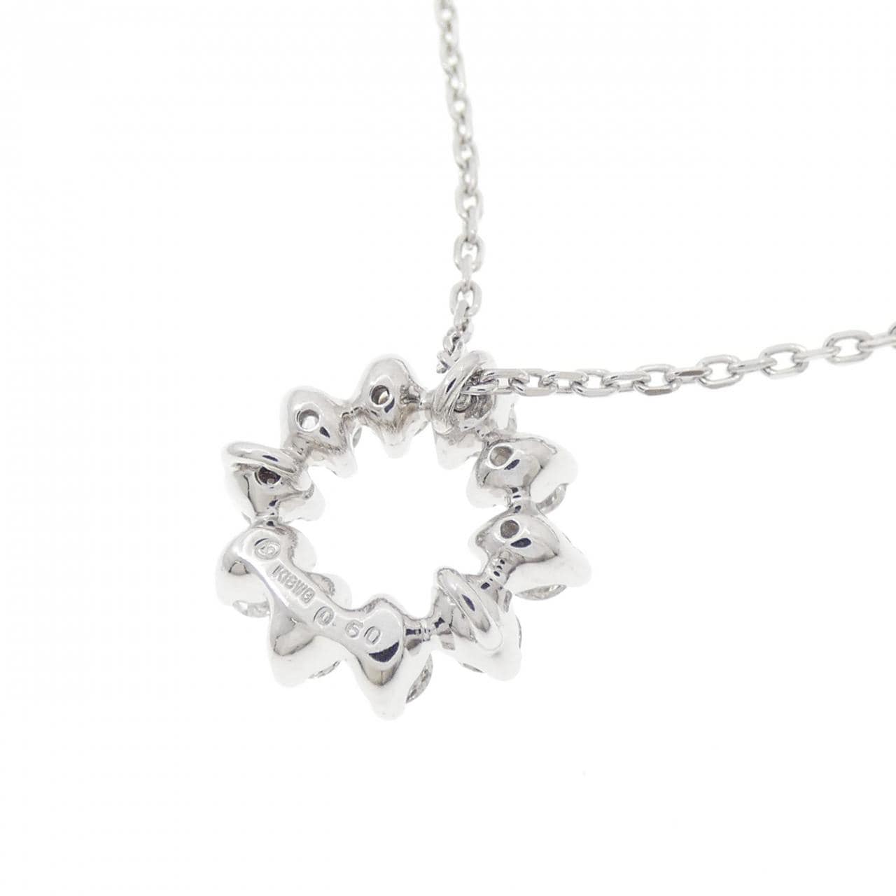 K18WG ダイヤモンド ネックレス 0.50CT