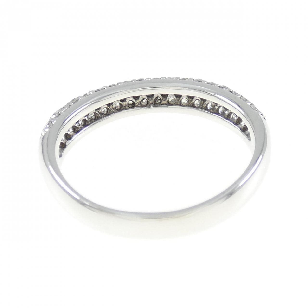 K18WG パヴェ ダイヤモンド リング 0.50CT
