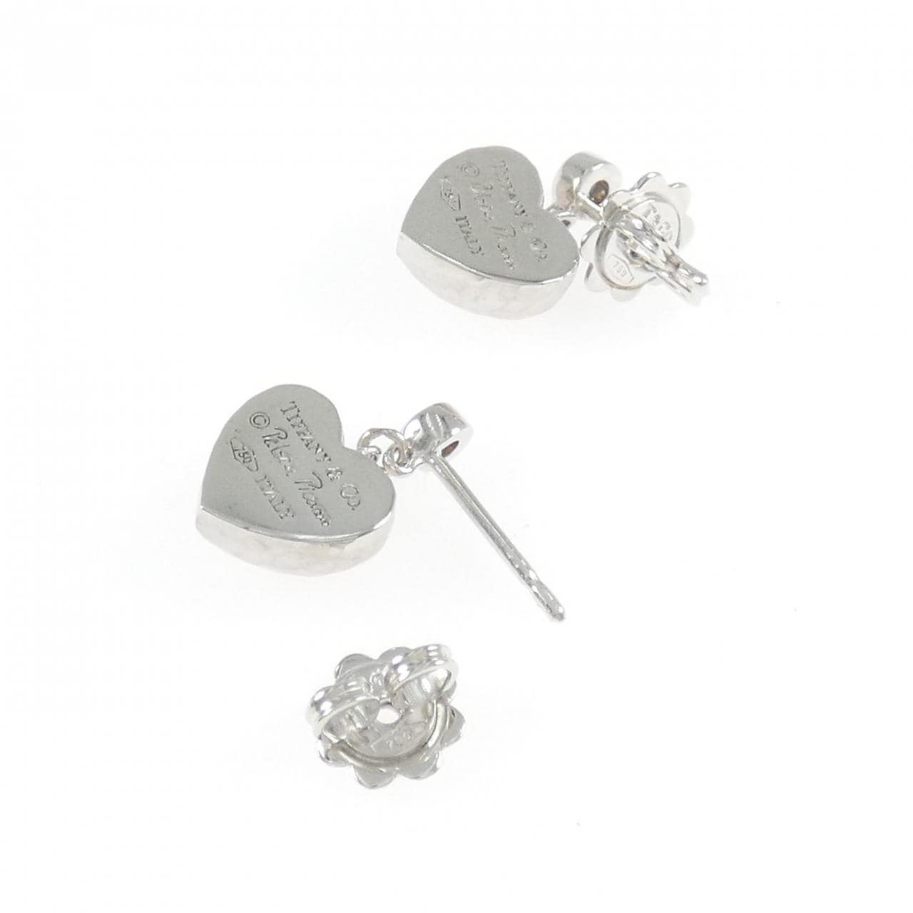 ティファニー ハマード　ハート ピアス