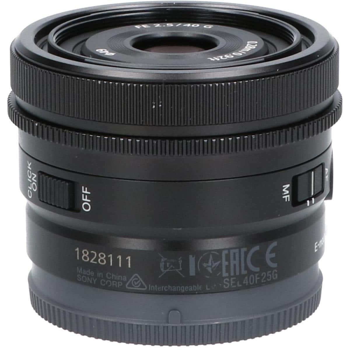 SONY FE40mm F2.5G (SEL40F25G)