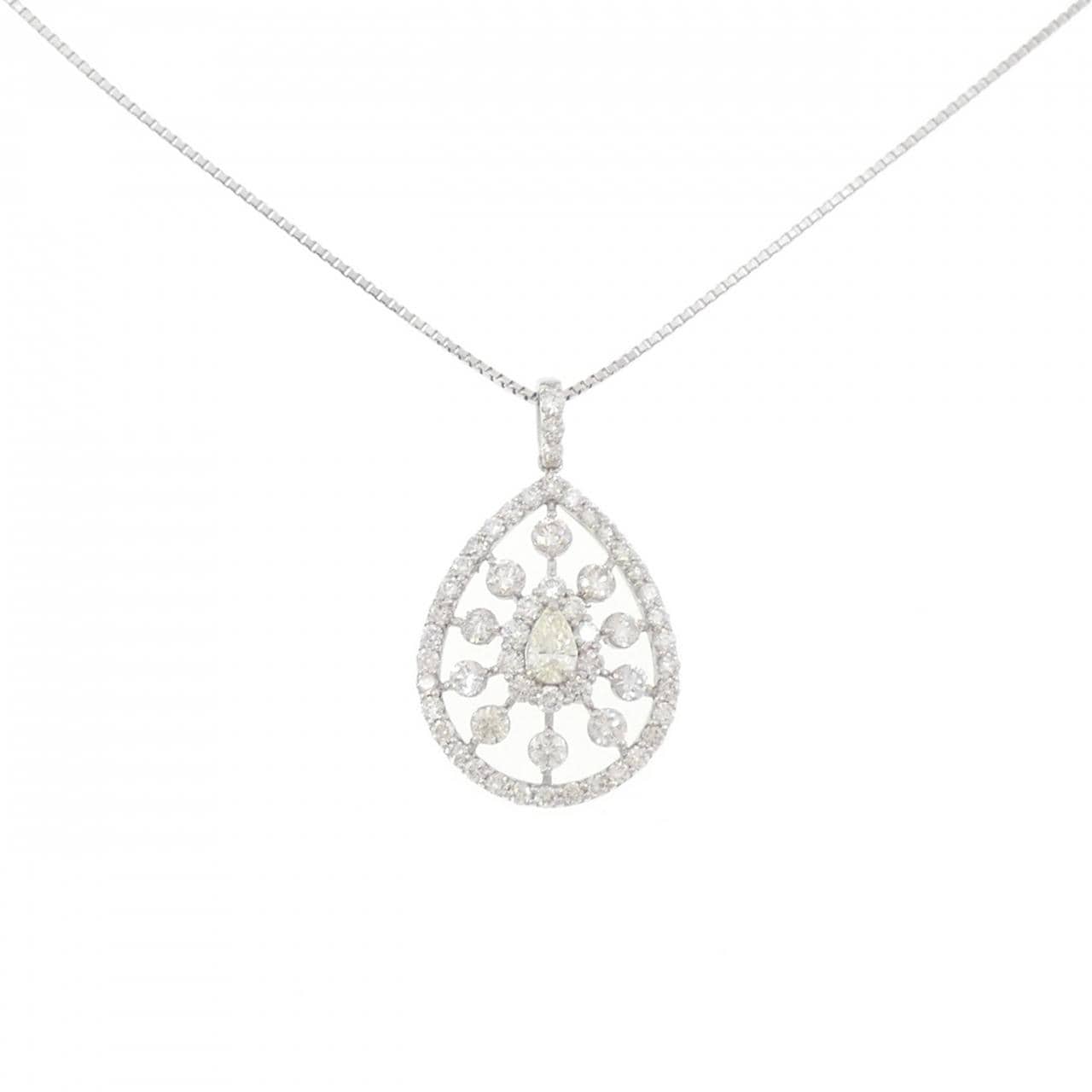 PT900/PT850 ダイヤモンド ネックレス 1.00CT