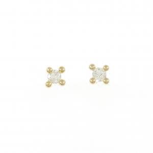 K18YG ダイヤモンド ピアス 0.20CT